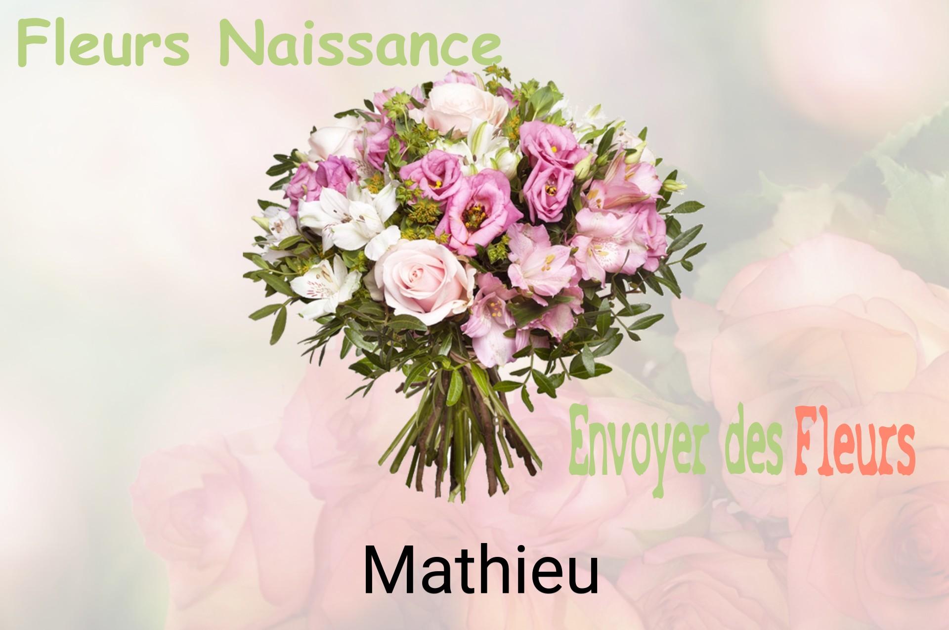 Bouquet de fleurs de naissance livré à Mathieu
