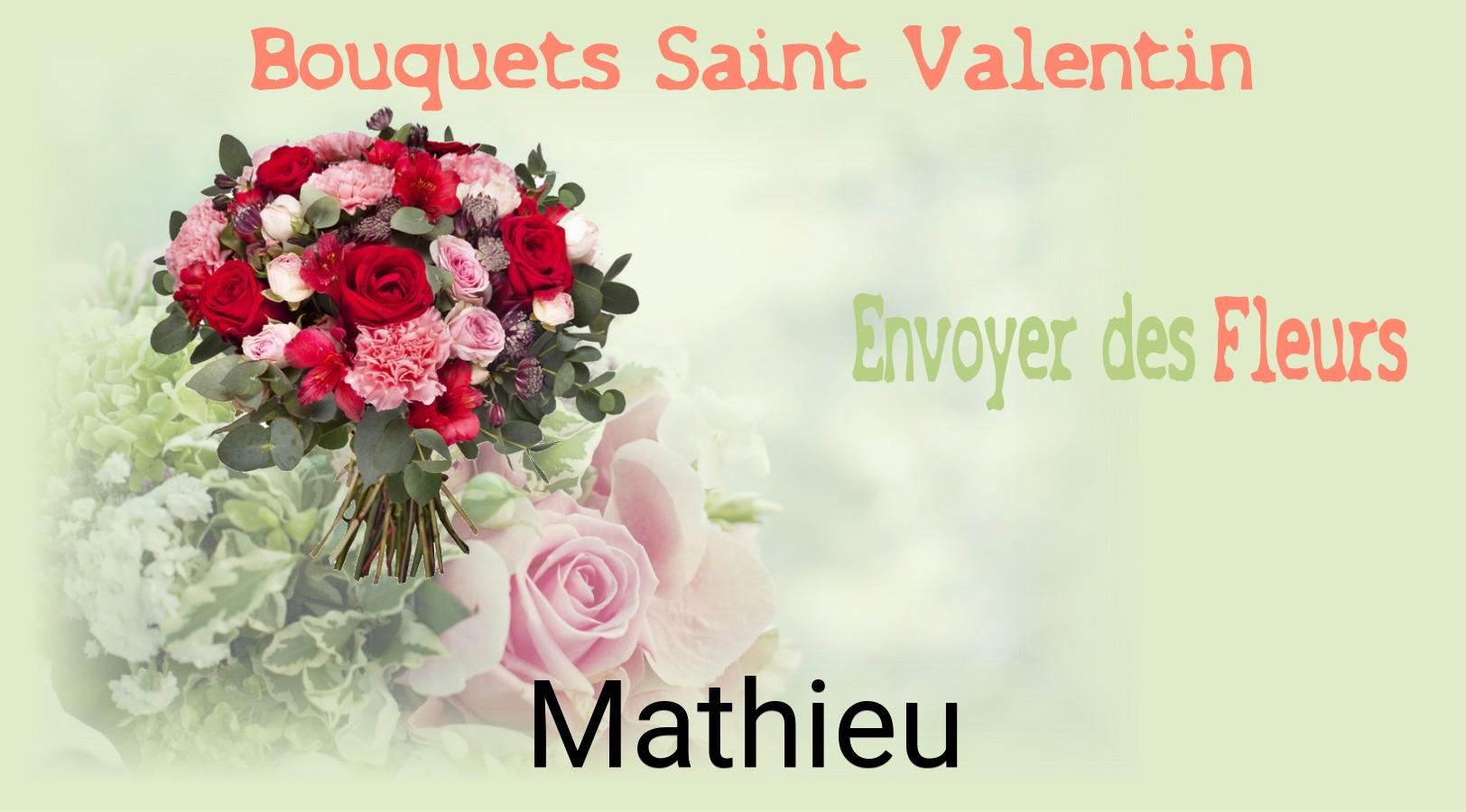 Roses de Saint-Valentin livrées à Mathieu